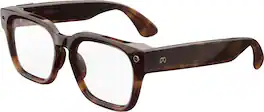 Meta - Fury - Smart AI glasses—Meta AI, 12MP Camera, Live Translate — 8+ Hour Battery — Transitions Grey Lenses - Mahogany