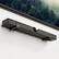 Angle. Mount-It! - No-Stud Sound Bar Wall Mount for Soundbars up to 20 lbs, Easy Drill-Free Installation Bracket - Black.