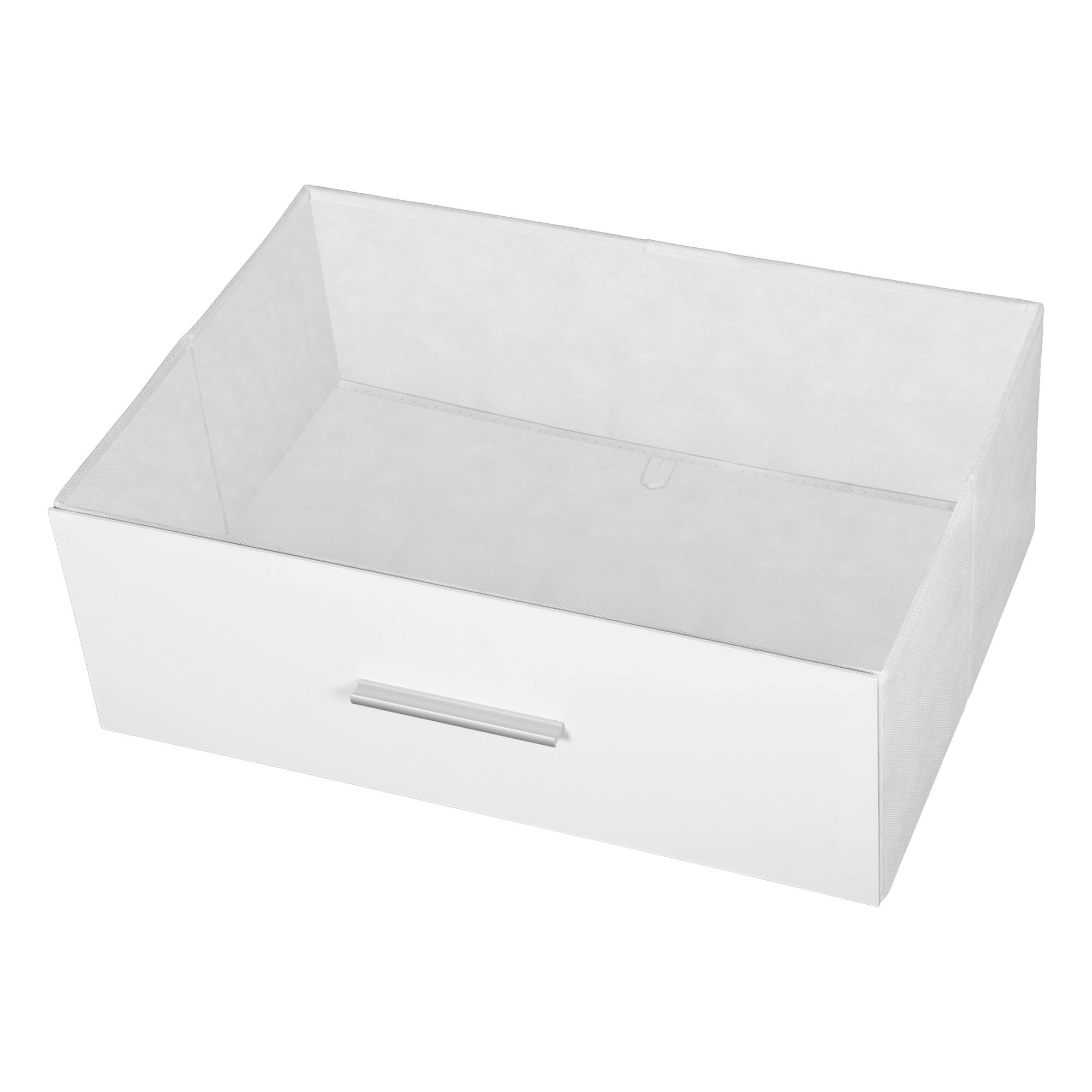 Alt View 5. GOODSILO - 8-Drawer Fabric Storage Dresser with Spacious Compartments and Sturdy Wooden Top - White.
