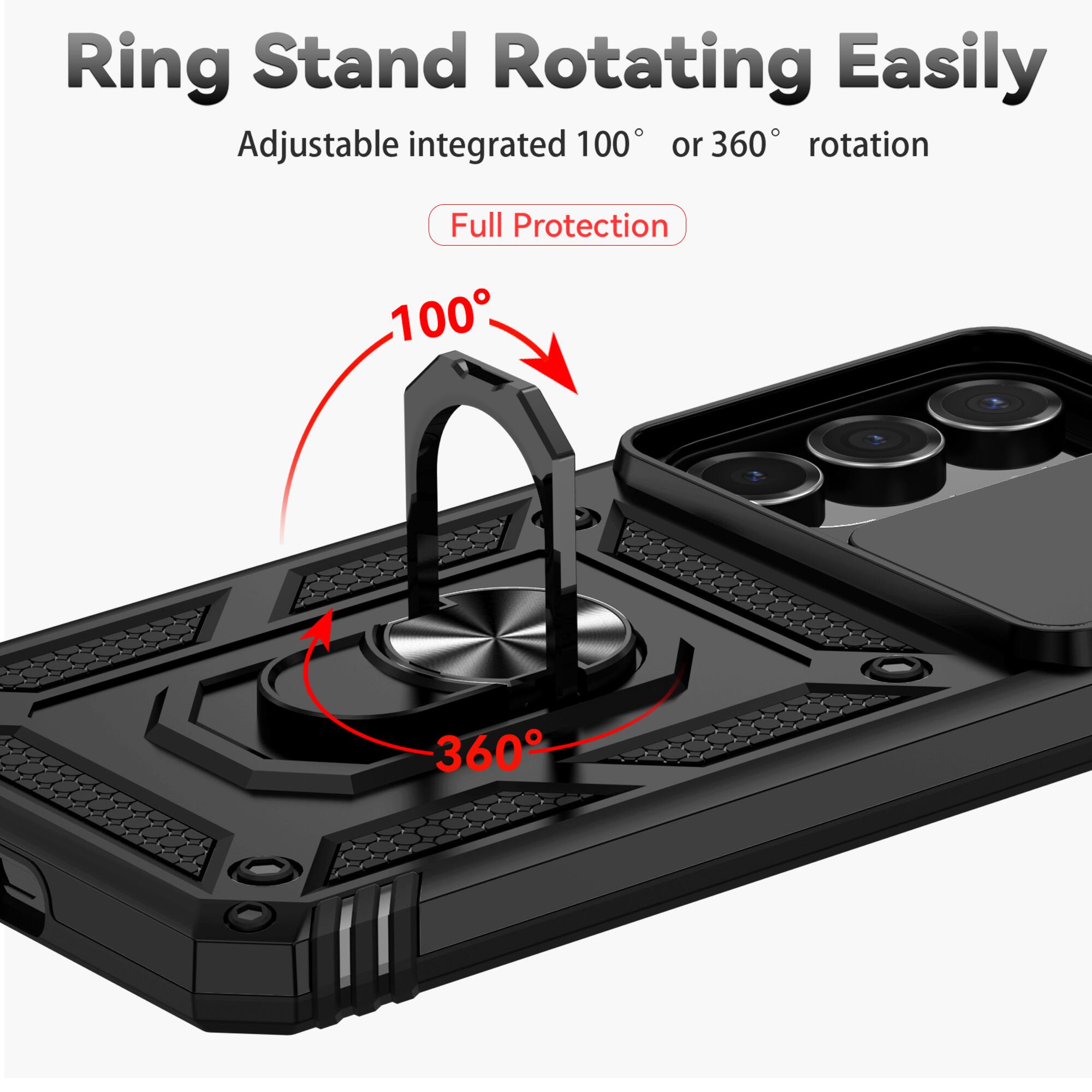 Ring Stand Rotating Easily  
Adjustable integrated 100° or 360° rotation  
Full Protection