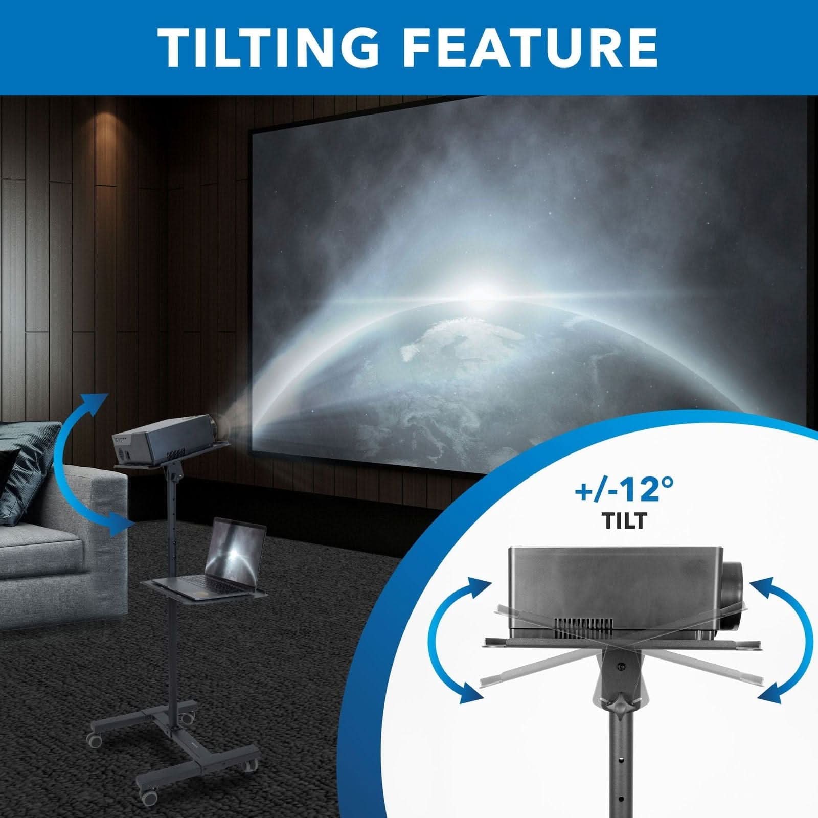 TILTING FEATURE  
+/-12° TILT