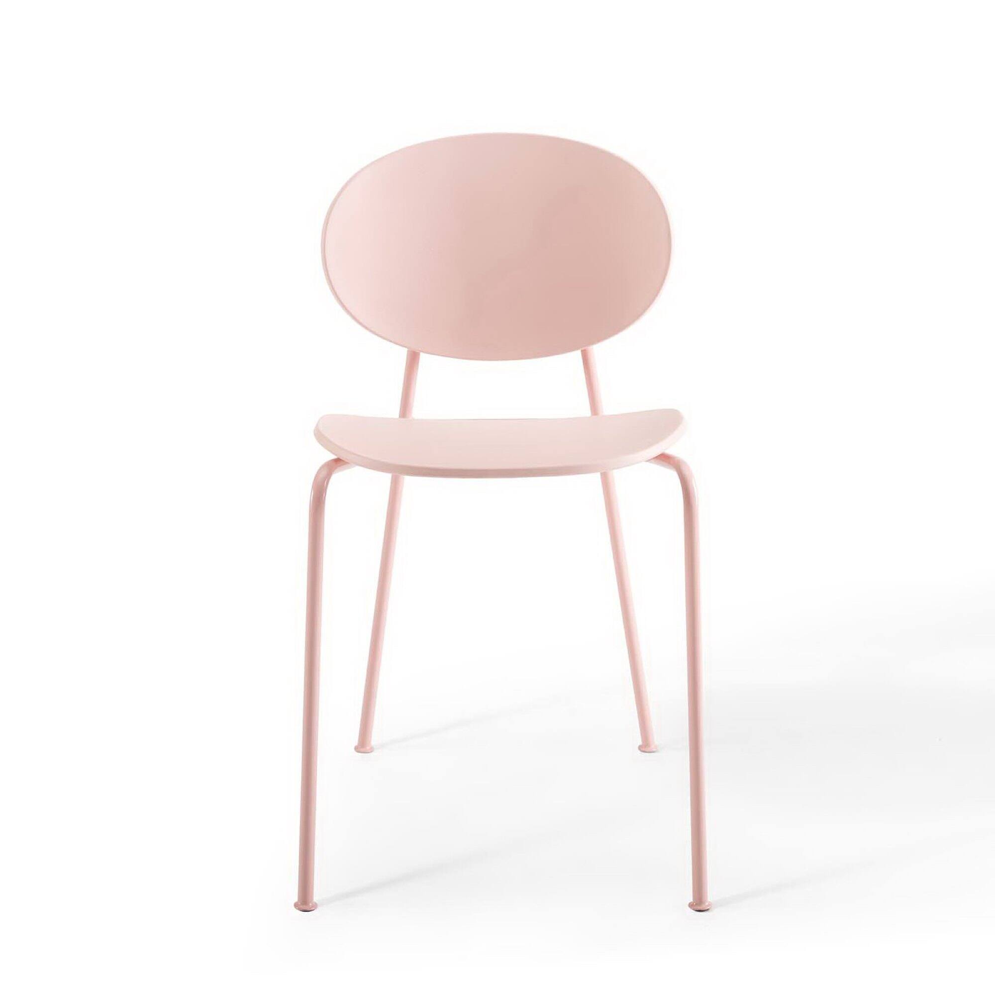 Alt View 4. Modway - Palette Dining Side Chair Set of 2 by Modway - Pink.