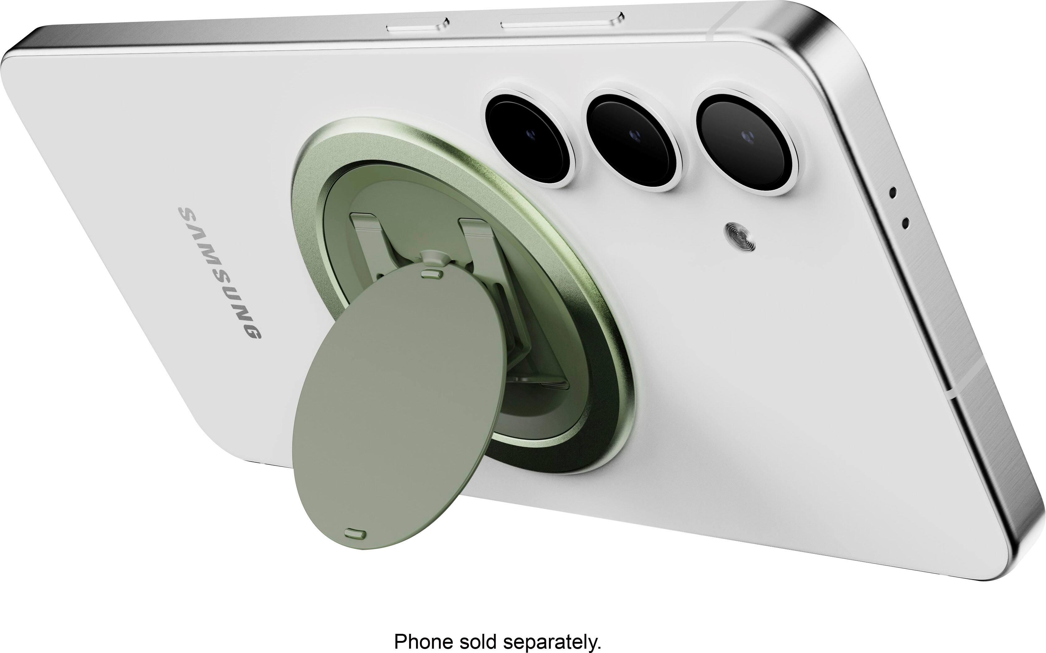 The text on the image reads "SAMSUNG Phone sold separately."