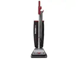 Sanitaire - TRADITION QuietClean Upright Vacuum SC889A 12" Cleaning Path SC889D - Gray/Red/Black
