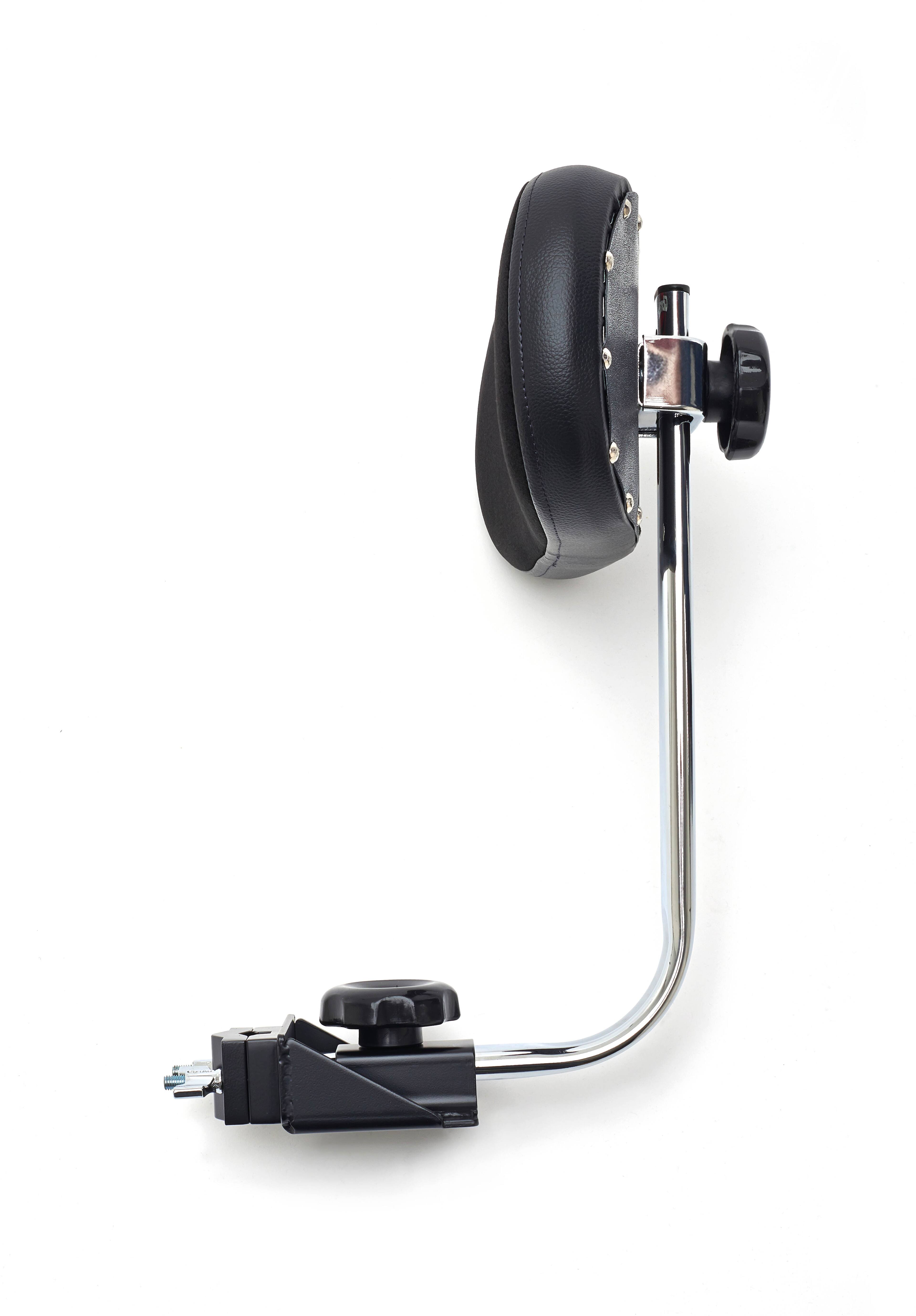 Front. Gibraltar Hardware - Universal Backrest, with Adjustable Lower Back Support, Sturdy Clamp-On Design, Fits Most 9000 Series Drum Thrones.