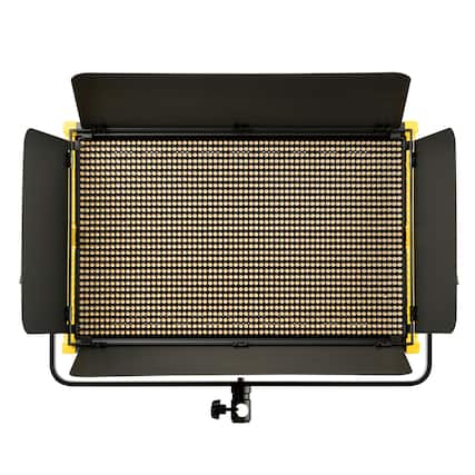Front. Ikarao - Ikan Onyx 2 x 1 Bi-Color LED Light with V-Mount Battery Plate, 22 x 16 x 1.75".