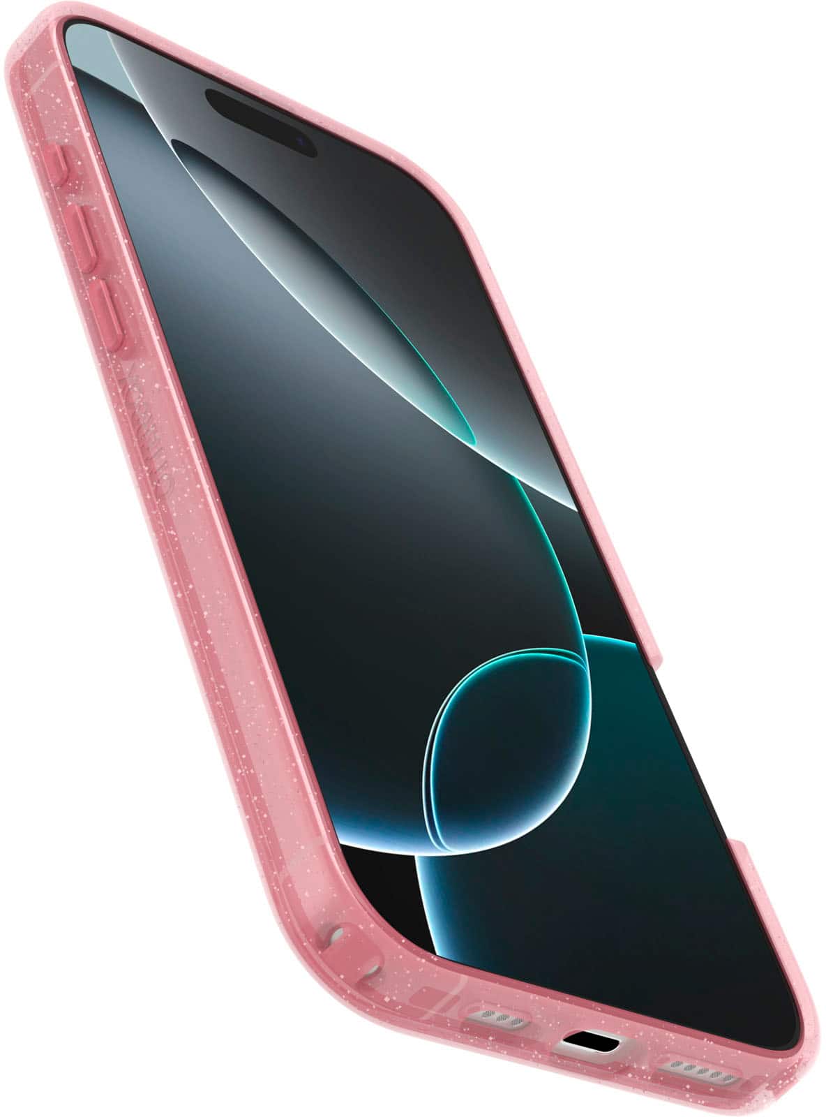 Left. OtterBox - Symmetry Series Hard Shell for MagSafe for Apple iPhone 16 Pro Max - Thimbleberry.