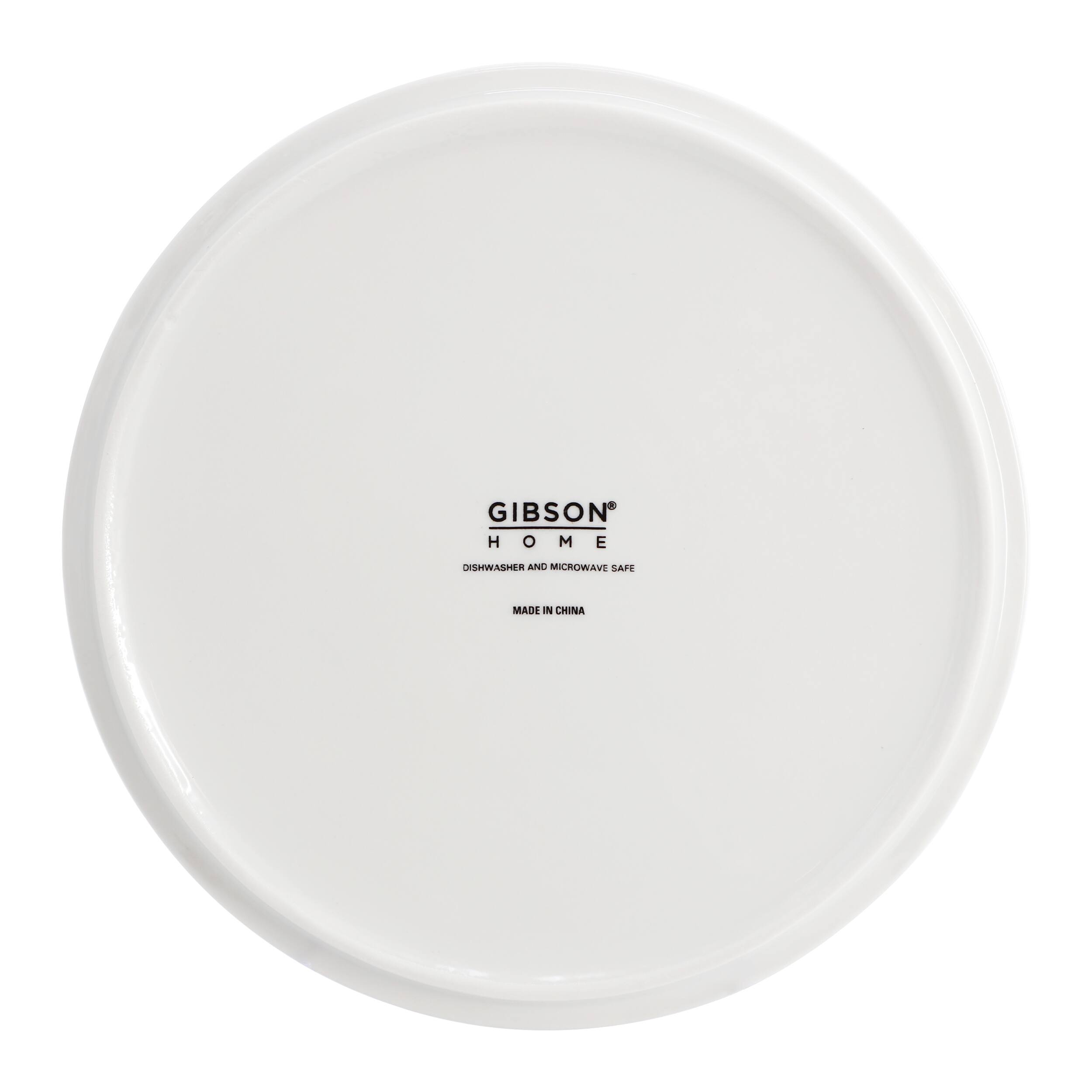 GIBSON HOME  
DISHWASHER AND MICROWAVE SAFE  
MADE IN CHINA