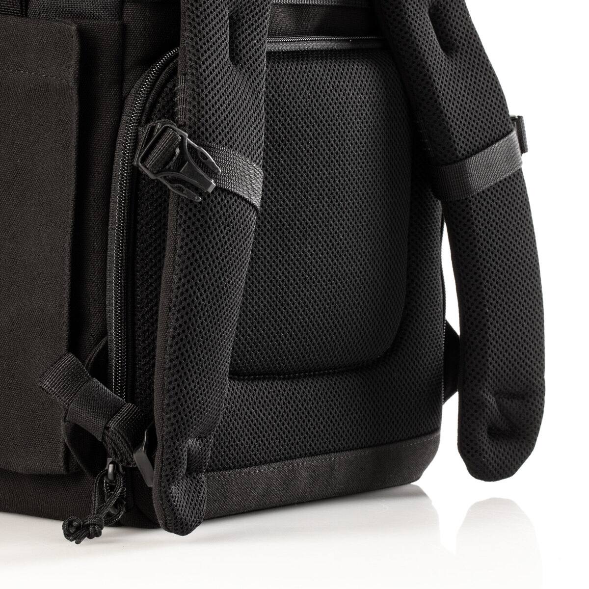 Alt View 2. Tenba - Tenba Fulton V2 10L Backpack for Mirrorless or DSLR Camera with 2-4 Lenses and iPad/iPad Pro 11", Black.