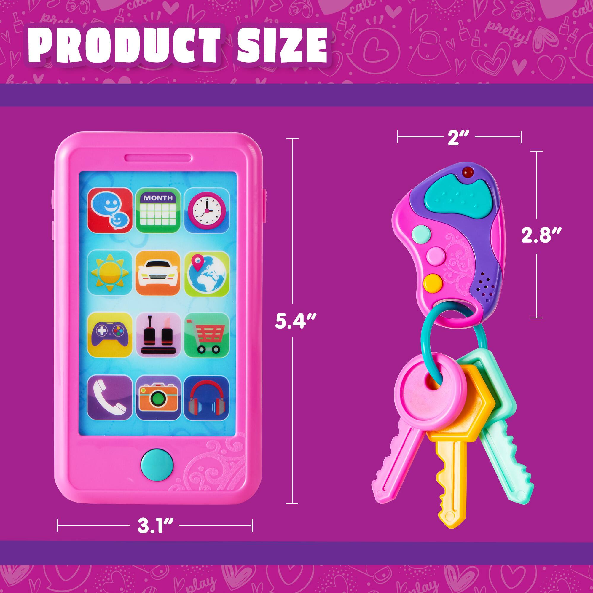 PRODUCT SIZE

- Phone: 5.4" x 3.1"
- Keychain: 2.8" x 2"