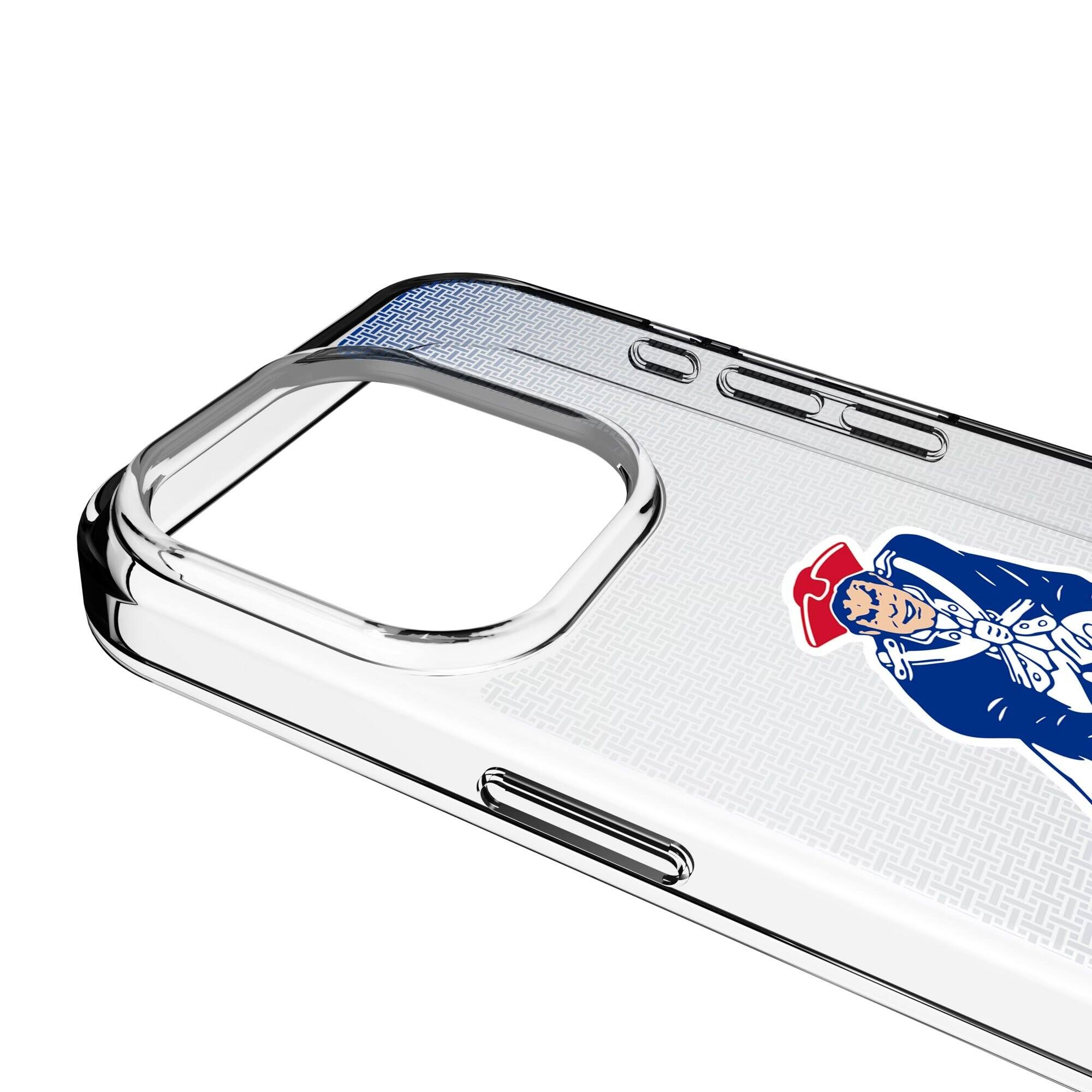 Alt View 2. Keyscaper - Linen Logo iPhone Clear Case - 13 Pro Max - Multicolor.