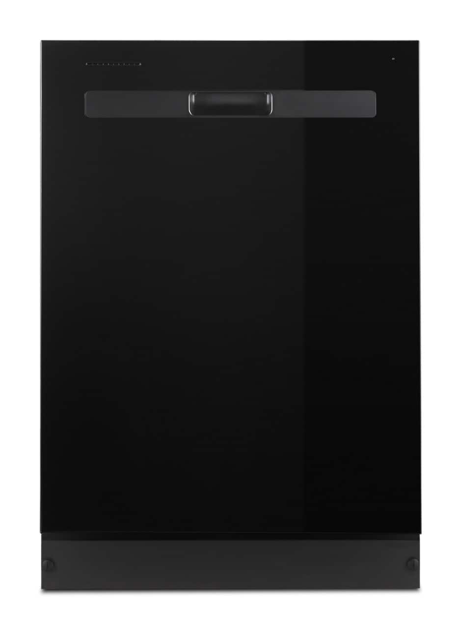 Whirlpool - Quiet Dishwasher with Boost Cycle and Pocket Handle - Black