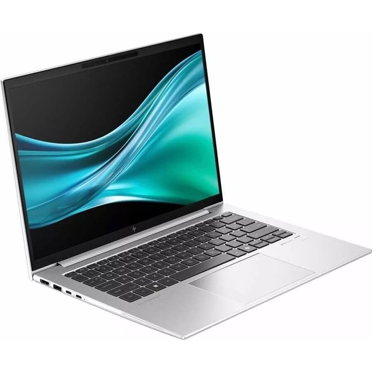 Angle. HP - HP EliteBook 845 G11 14" Touchscreen Notebook - WUXGA - AMD Ryzen 7 8840U - 16 GB - 512 GB SSD - English Keyboard - Silver.