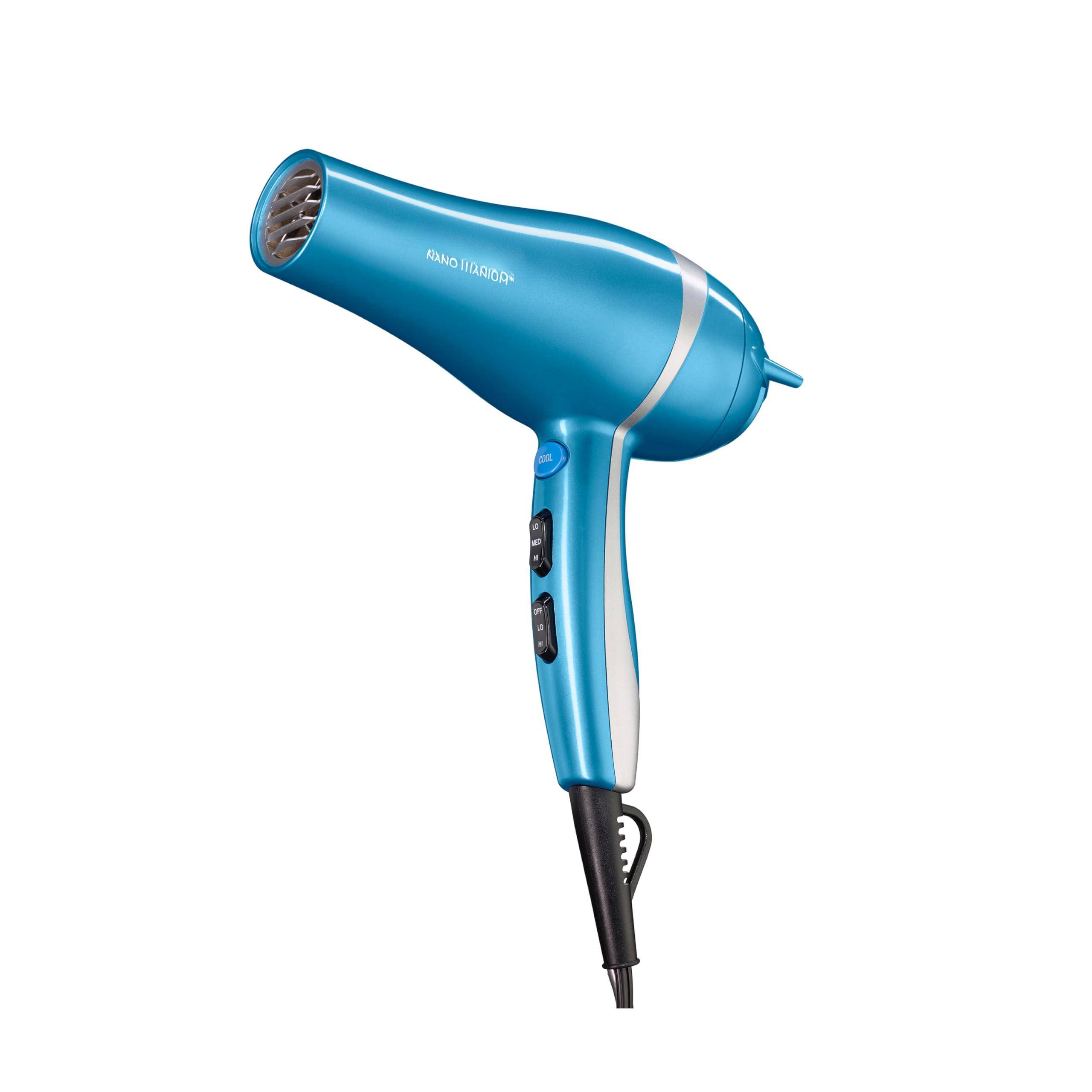 The Best Inks - Professional Titanium Hair Dryer Professional Grade with Advanced Technology for Fast Drying - Blue Hair Dryer