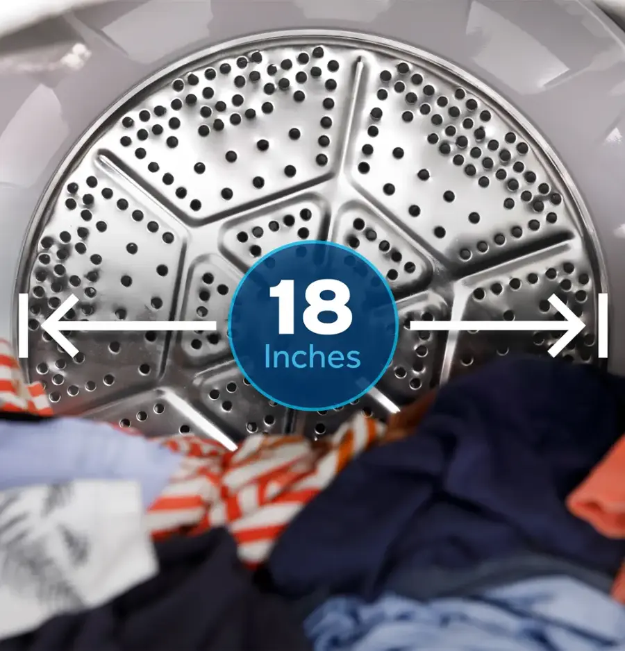 Alt View 12. GE - 7.4 Cu. Ft. Electric Dryer with Sensor Dry - Diamond Gray.