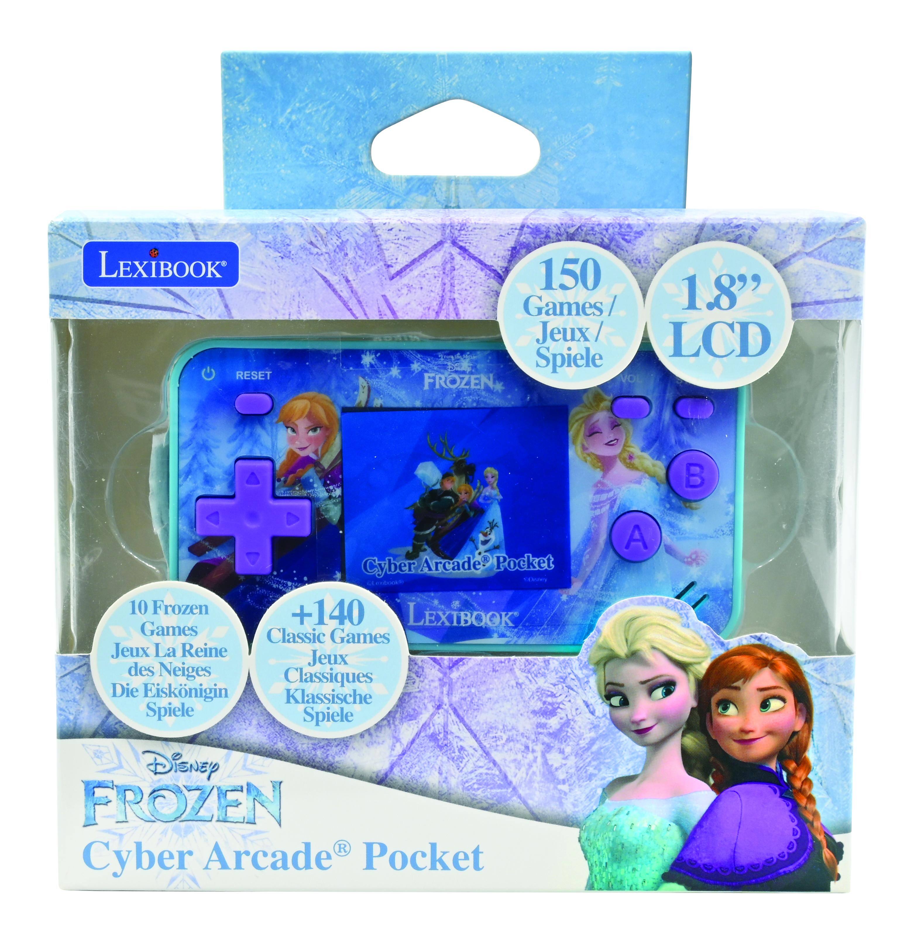 LEXIBOOK RESET 150 Games 1.8" Jeux / LCD Spiele FROZEN Vo B Cyber Arcade Pocket - 10 Frozen +140 LEXIBOOK Games Classic Games Jeux La Reine Jeux des Neiges Classiques Die Eiskönigin Klassische Spiele Spiele Disney FROZEN Cyber Arcade Pocket