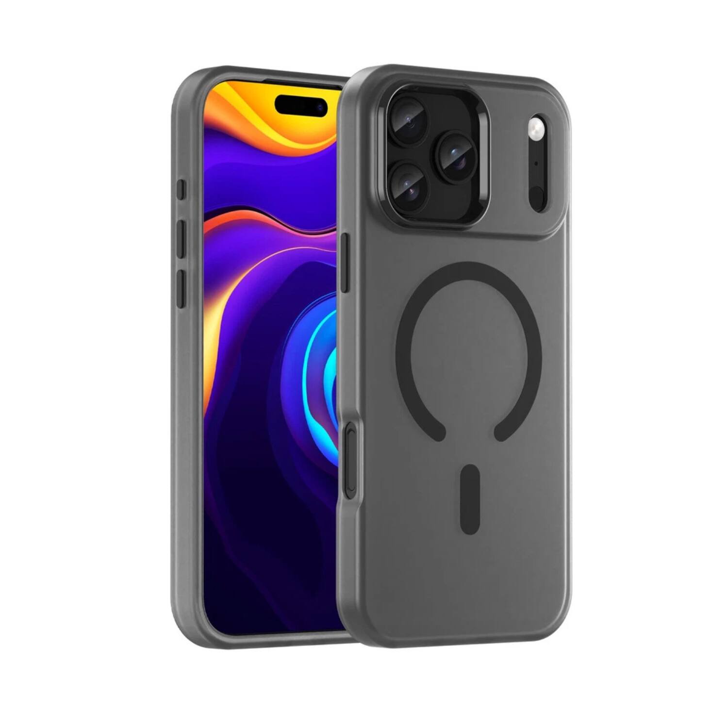 Stock Preferred - iPhone 17 Pro Max Case Soft TPU MagSafe Matte Cover - Black