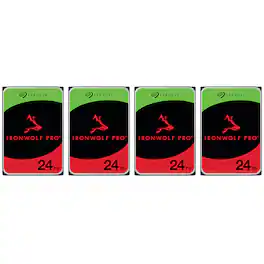 SEAGATE IRONWOLF PRO 24TB 4PK