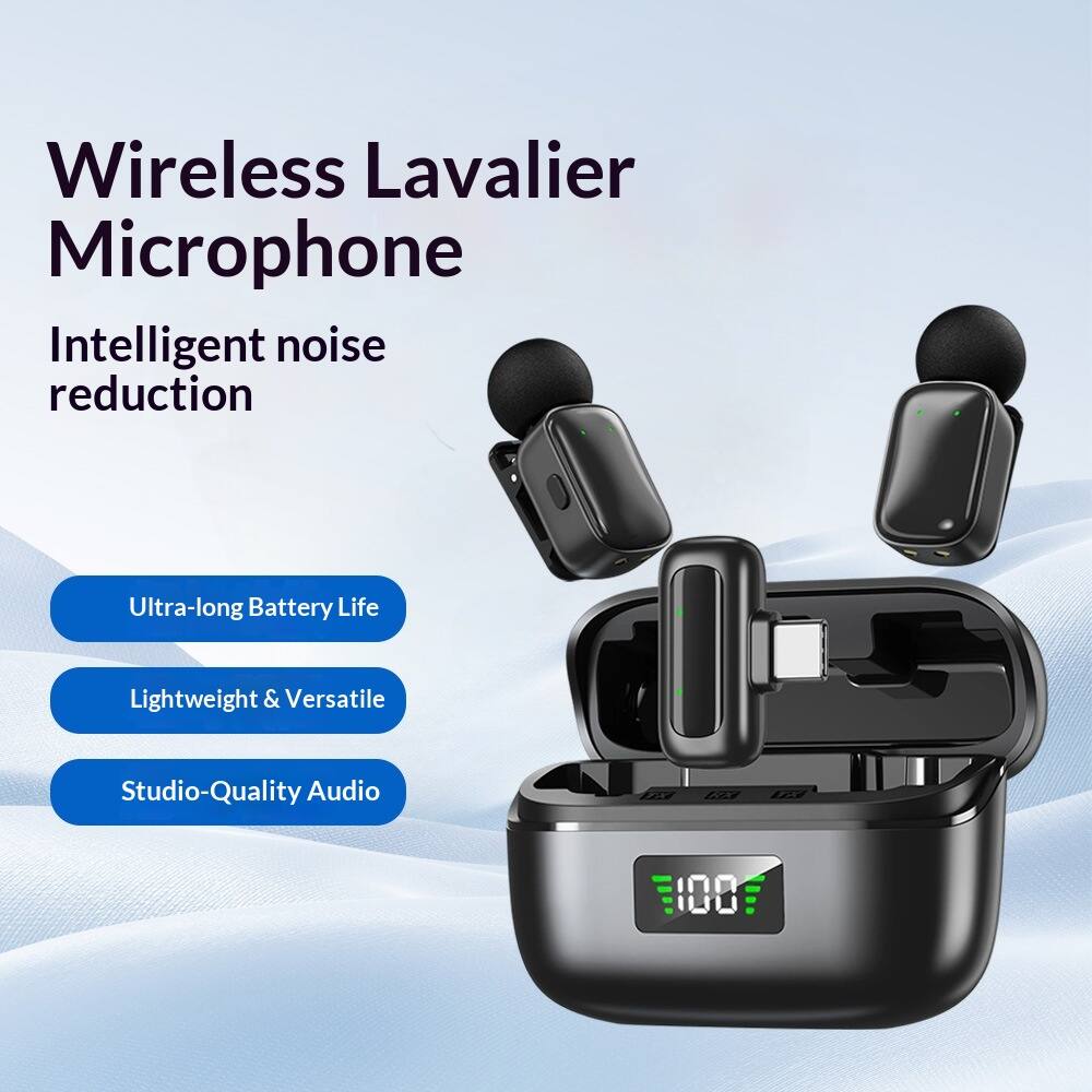 Wireless Lavalier Microphone  
Intelligent noise reduction  
Ultra-long Battery Life  
Lightweight & Versatile  
Studio-Quality Audio