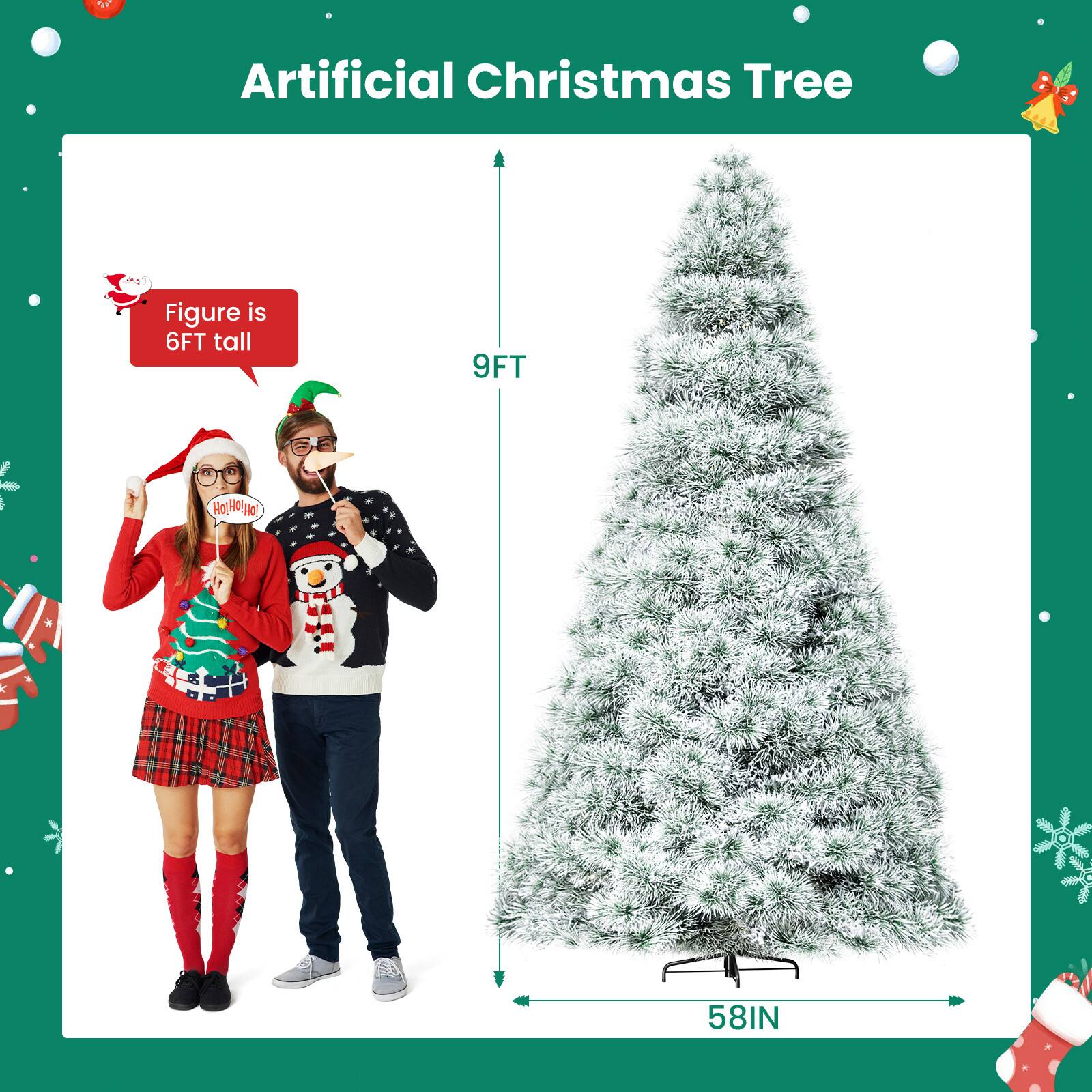Artificial Christmas Tree

Figure is 6FT tall

9FT

58IN