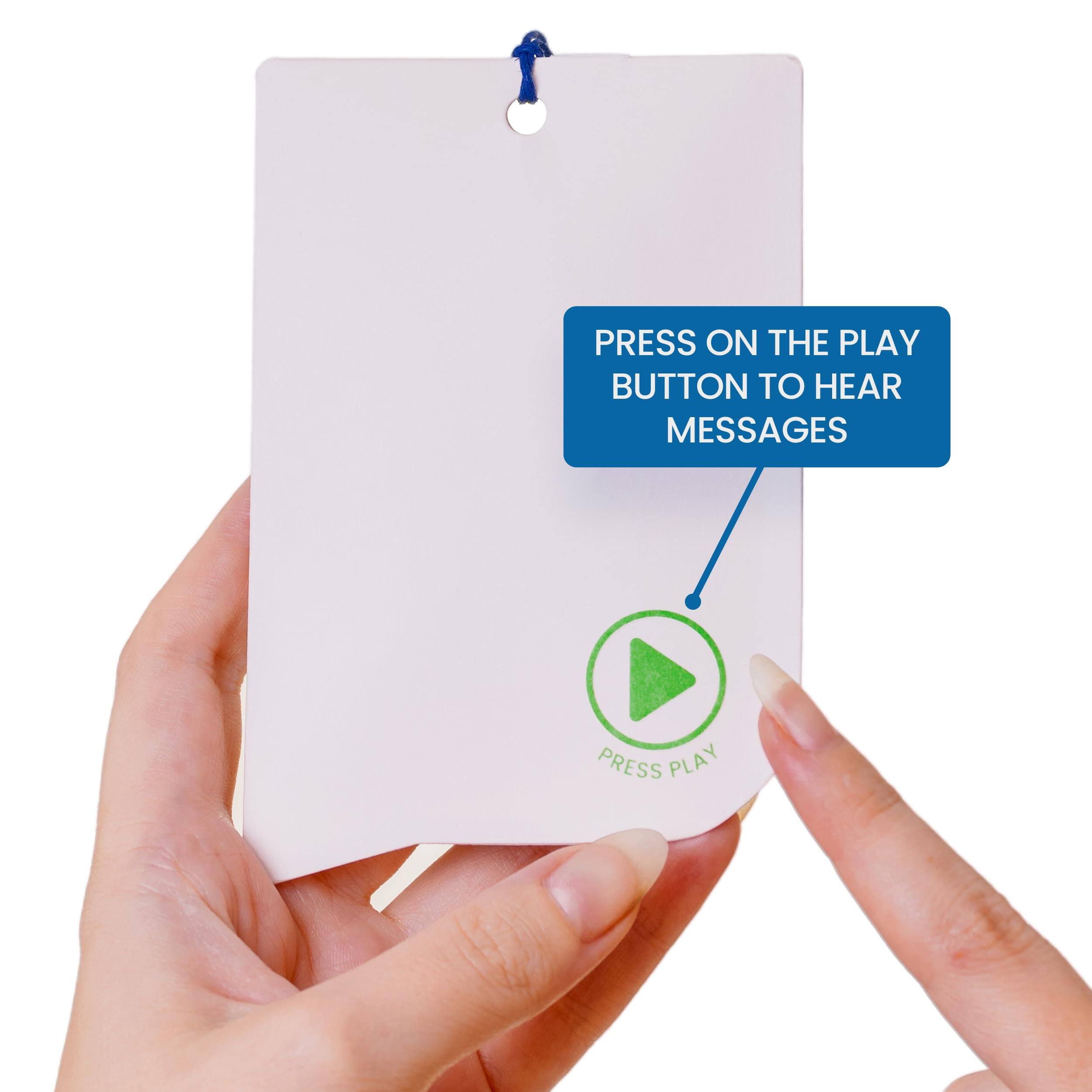 PRESS ON THE PLAY BUTTON TO HEAR MESSAGES

PRESS PLAY