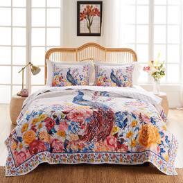 BreeBe - Huntington Quilt Set 3-Piece King/Cal King - Gold
