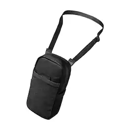 ALPAKA - Modular Shoulder Pocket Max Phone Sling Bag, Crossbody Pouch with Card Sleeve, YKK AquaGuard Zipper - Black Ultradyne 100D