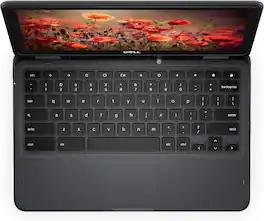 Dell - Refurbished Excellent - Chromebook 3100 2-in-1 11.6" Touch Intel Celeron N4020 4GB 32GB eMMC - Black