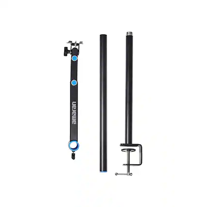 Front. Amaran - Amaran Verge Desk Clamp Stand - Black - Black.