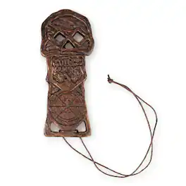 Toynk - The Goonies Skeleton Key Replica Premium Quality Movie Props 80s Theme - Brown