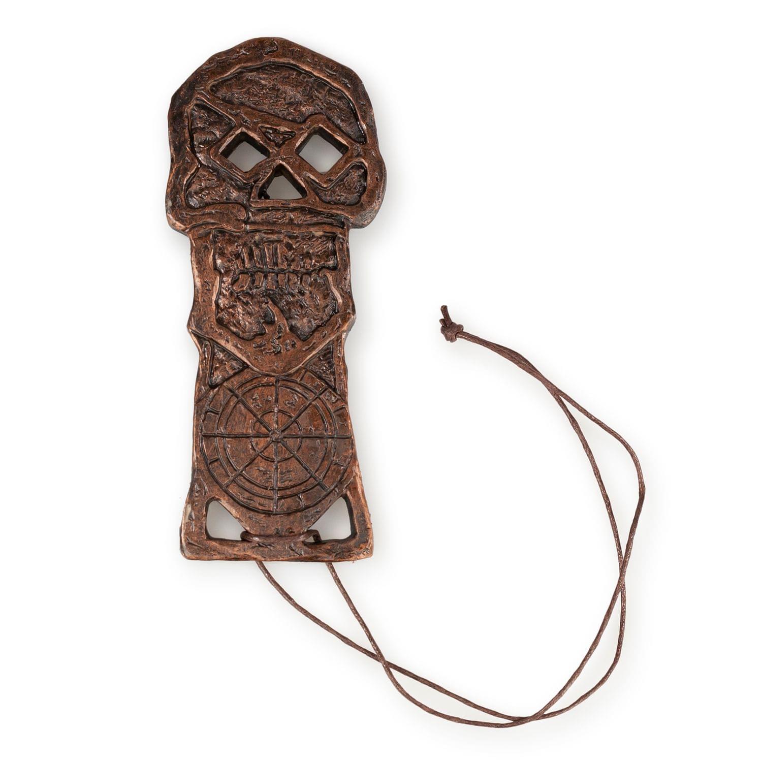 Front. Toynk - The Goonies Skeleton Key Replica Premium Quality Movie Props 80s Theme - Brown.