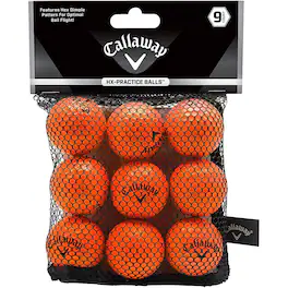 Callaway - HX Practice Golf Balls - 9 Pack - Orange