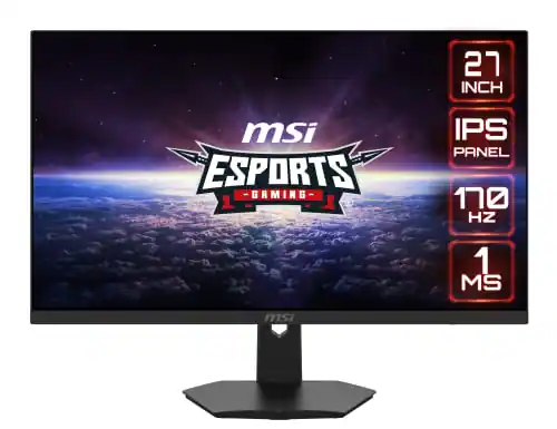 27 INCH  
MSI ESPORTS GAMING  
IPS PANEL  
170 HZ  
1 MS