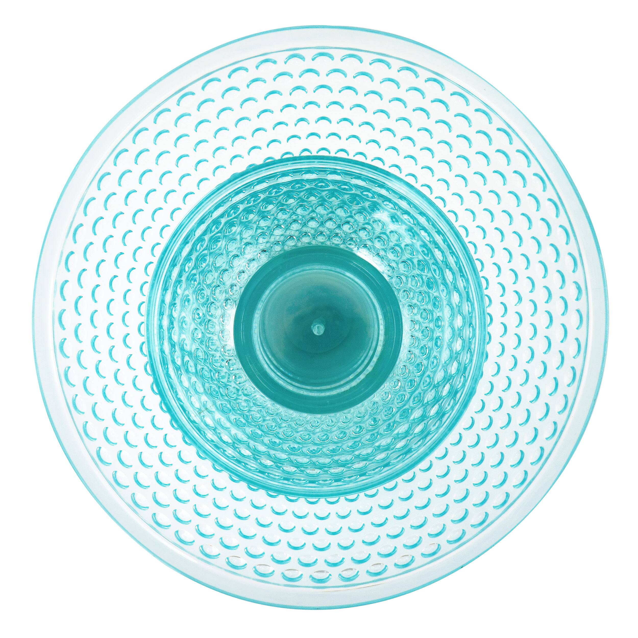 Alt View 4. Gibson - Gibson Home Plastic Bowl Set with Serving Bowl in Light Blue - Blue.