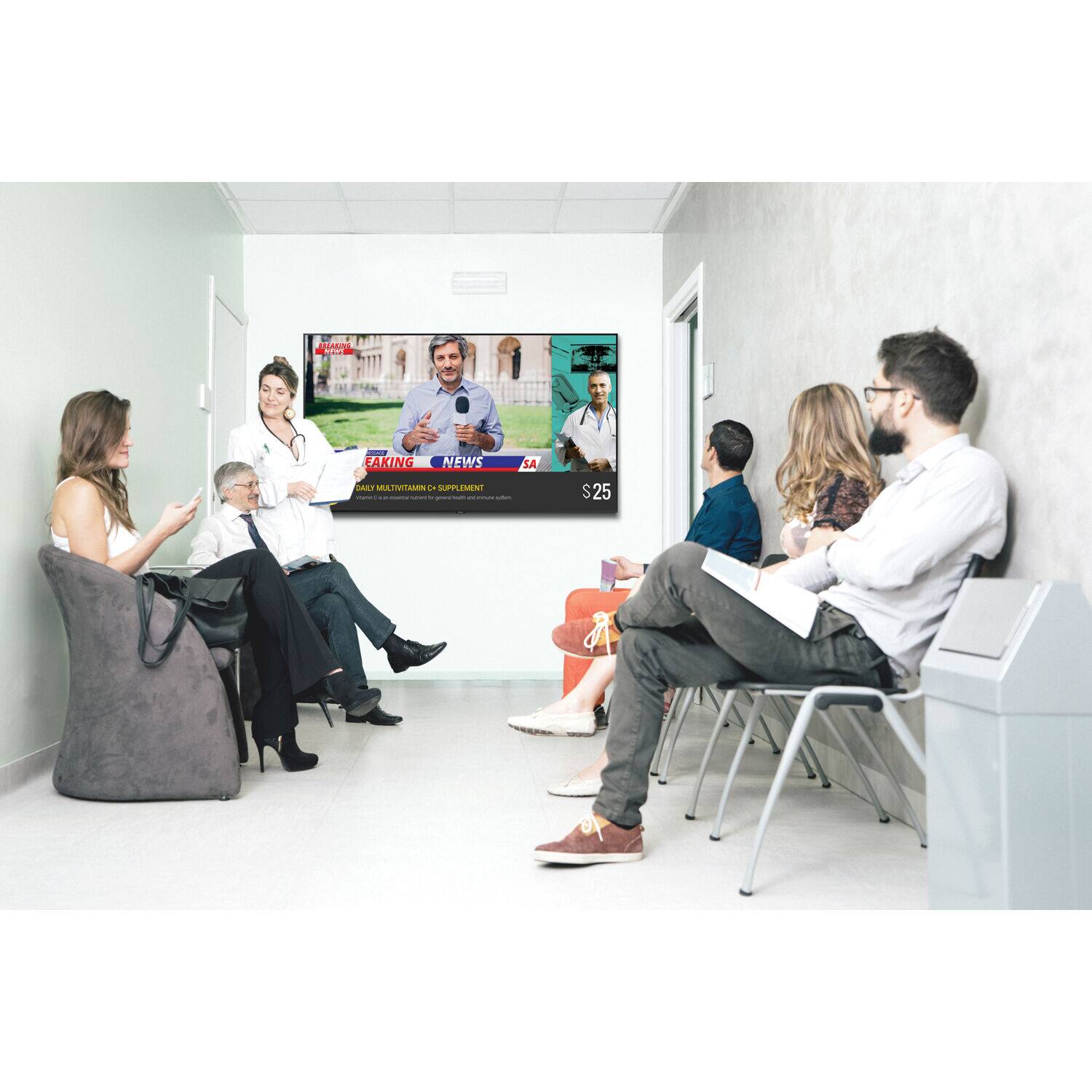 Alt View 11. Samsung - 65" CLASS BE65T-H LED 4K Commercial Grade TV - Black.