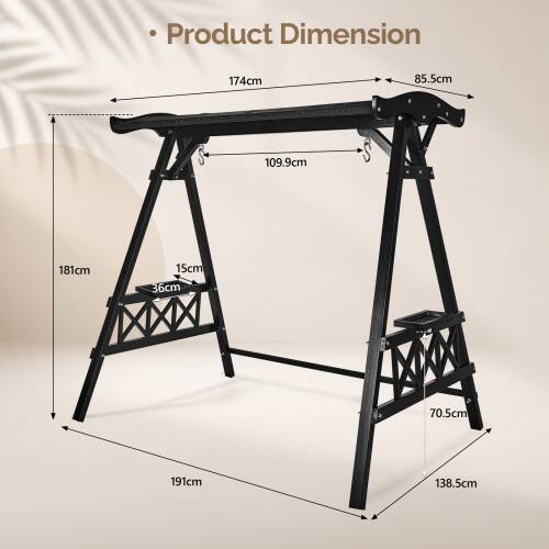 Product Dimension: 174cm, 85.5cm, 109.9cm, 181cm, 15cm, 36cm, 70.5cm, 191cm, 138.5cm