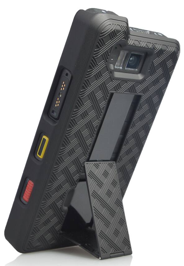 Alt View 3. Nakedcellphone - Slim Case for Sonim XP8 (XP8800) - with Kickstand - Black.
