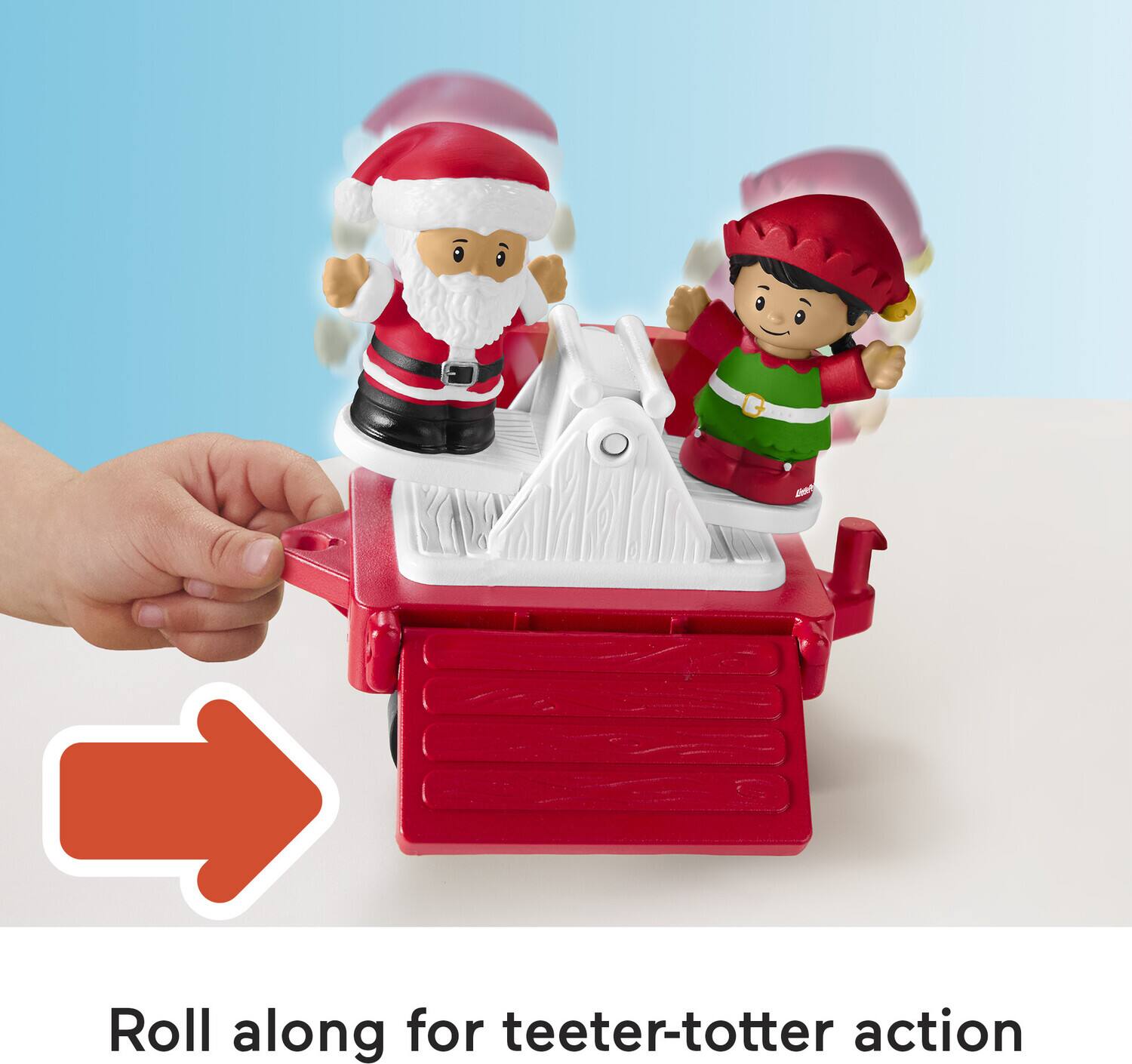 Roll along for teeter-totter action