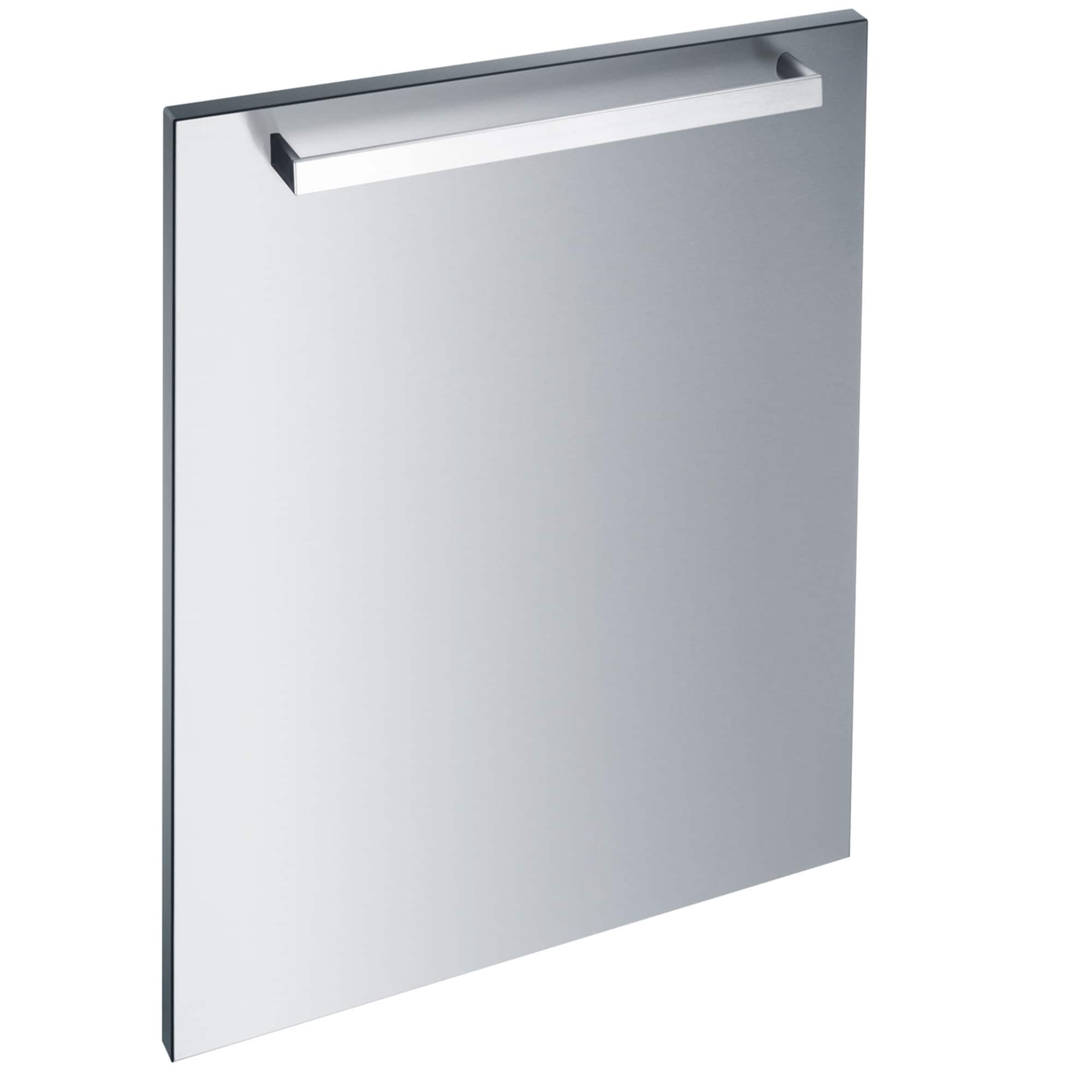 Front. Miele - GFVI 609/77-1 Dishwasher Front Panel with Handle in Clean Touch Steel for 24" Dishwashers - Stainless Steel.