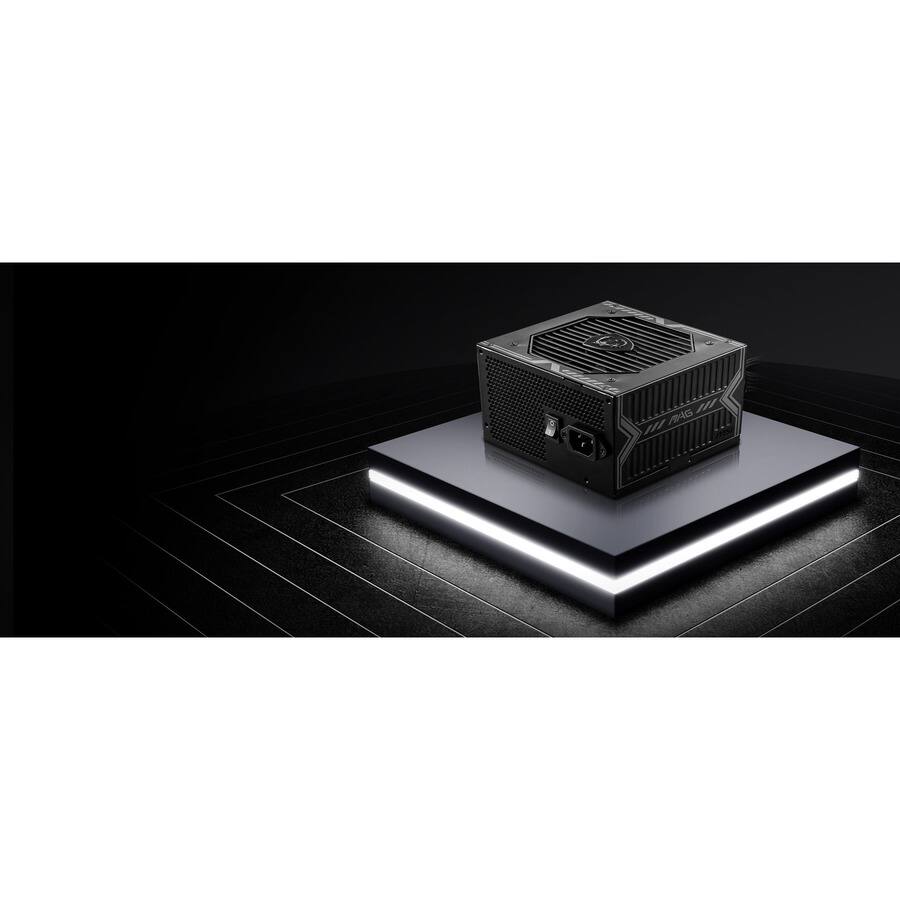 Alt View 2. MSI - MSI 650W Power Supply - ATX - 120 V AC, 230 V AC Input - 5 V DC, 3.3 V DC, 12 V DC, -12 V DC Output - 1 +12V Rails - 1.