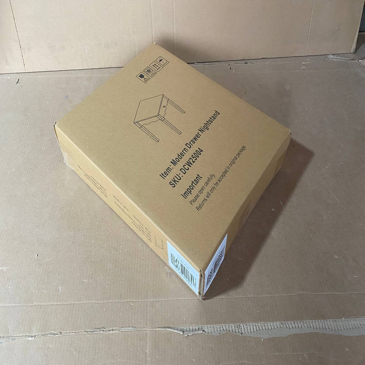 11 NENDLE Drawer Nightstand Modern DCW25004 original package. 

Item: SKU: carefully. 

Important be open will only Please Returns