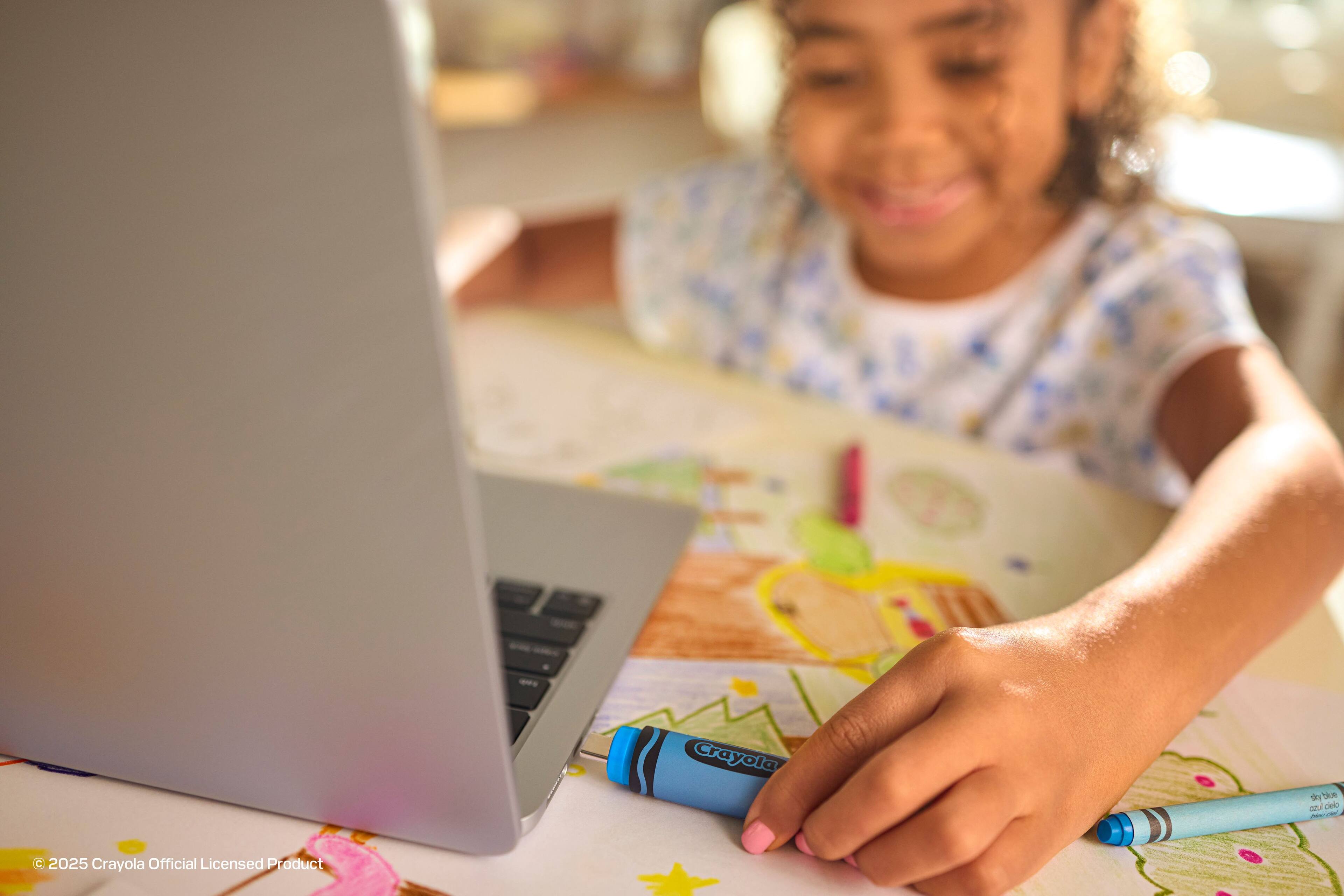 Crayola  
blue sky  
C 2025  
Crayola Official Licensed Product