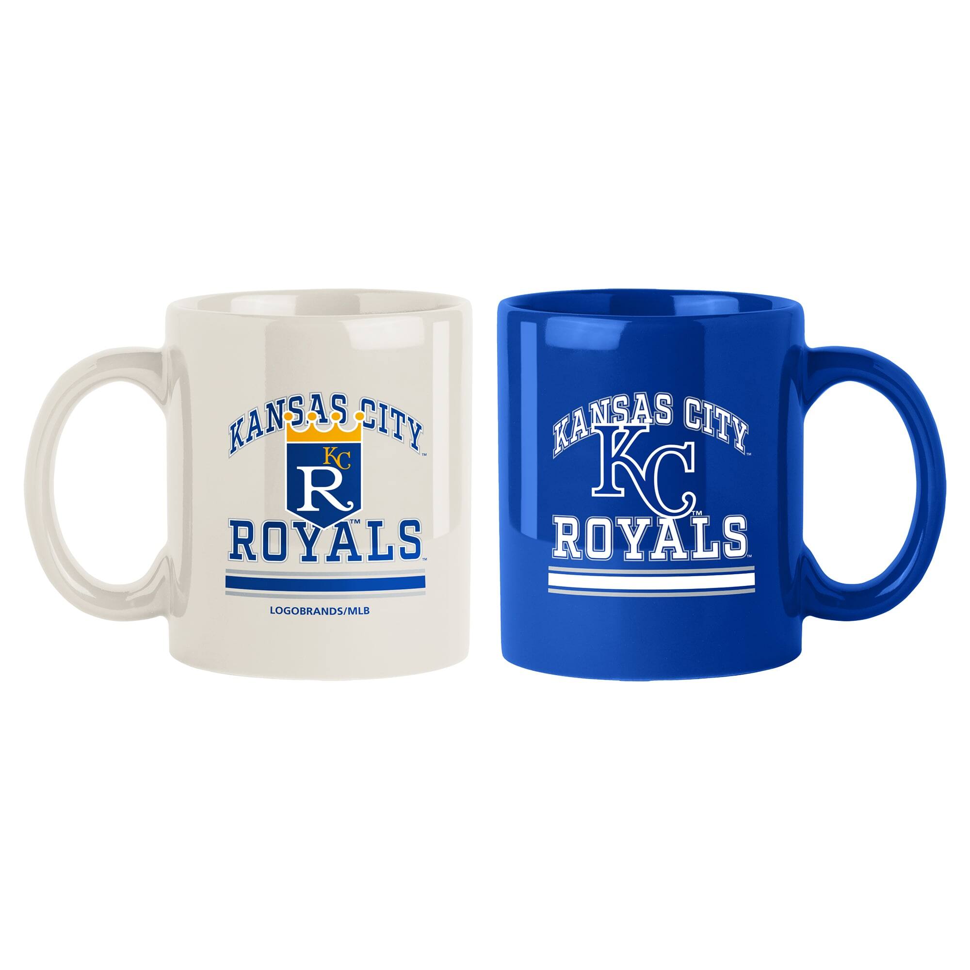 Logo Brands - Kansas City Royals 15oz. Current & Throwback Mug Set - Multicolor price history on PriceWatchPro