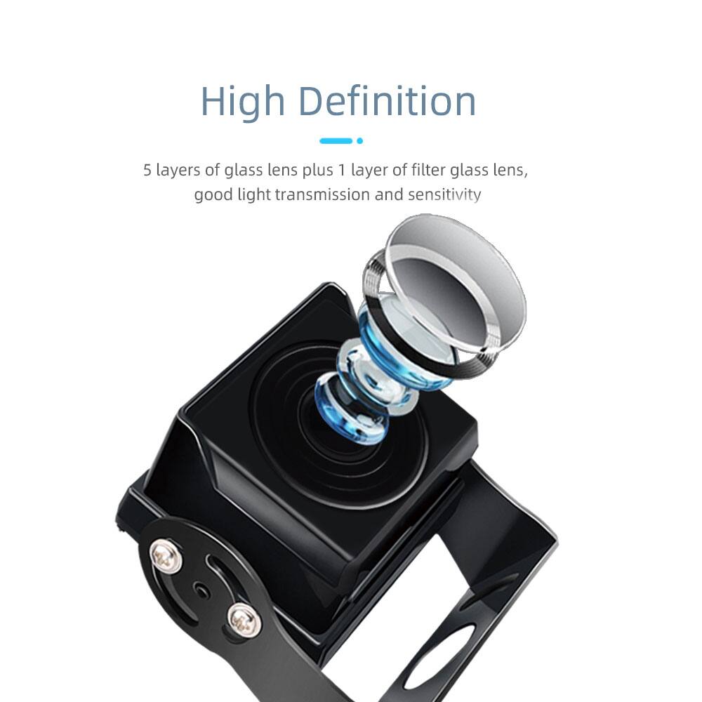 High Definition  
5 layers of glass lens plus 1 layer of filter glass lens, good light transmission and sensitivity