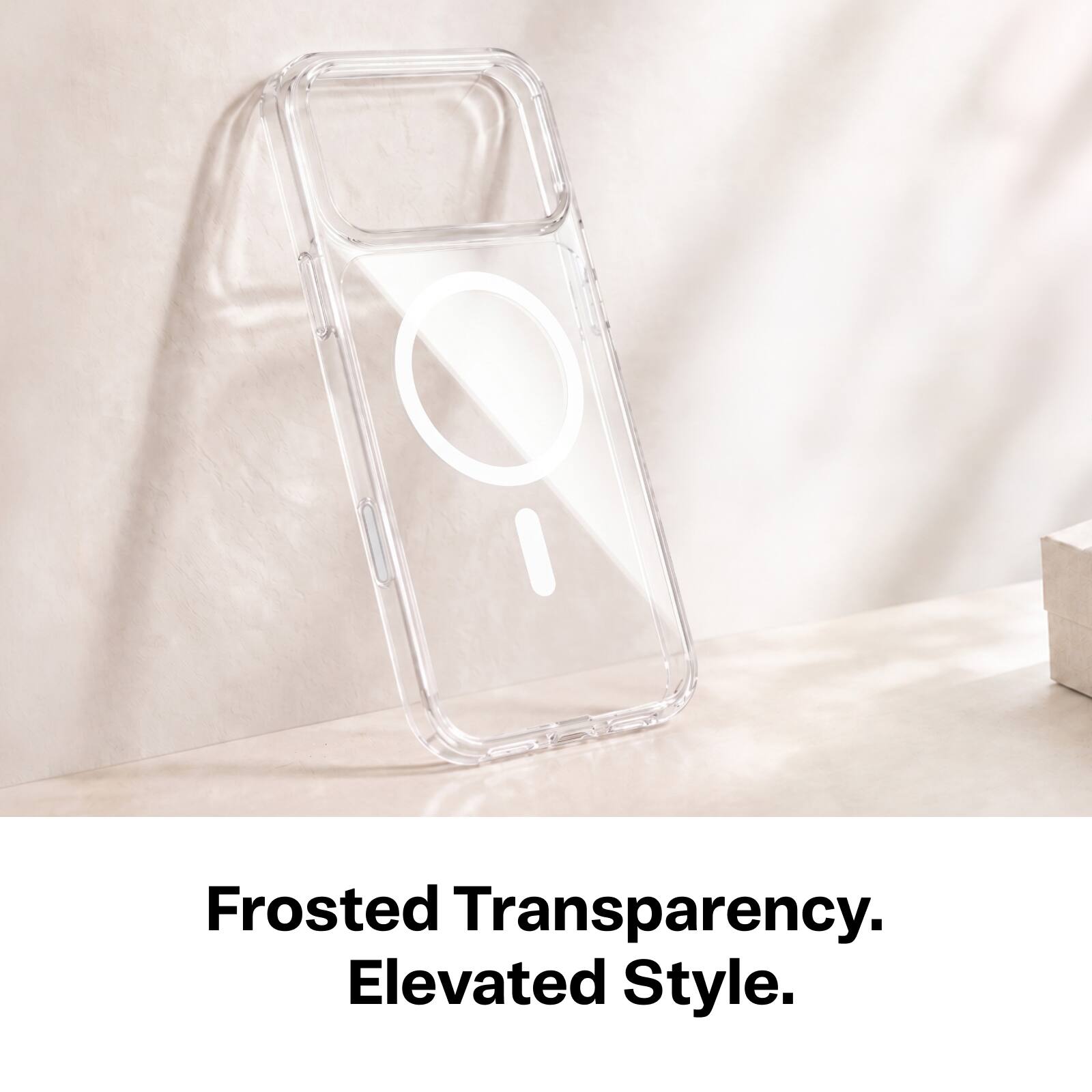 Frosted Transparency. Elevated Style.