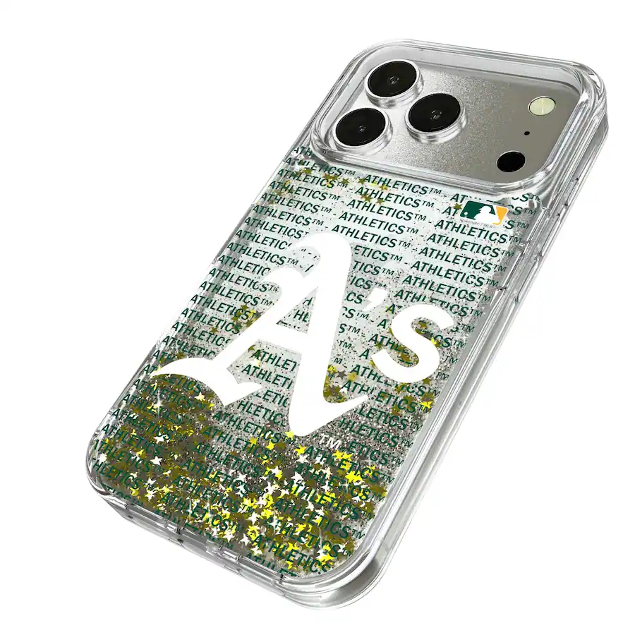 Iphone Text Format Keyscaper MLB Athletics iPhone Text Backdrop Design Case 17 Pro ...