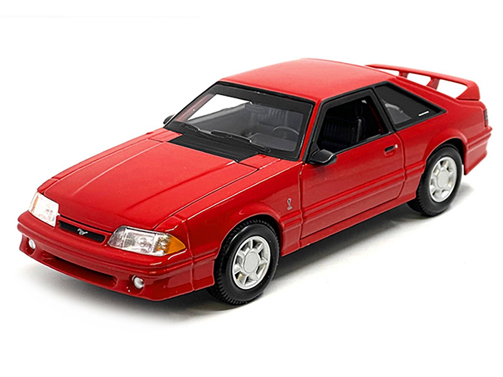 Alt View 1. Maisto - 1993 Ford Mustang SVT Cobra Red "Special Edition" Series 1/24 Diecast Model Car by Maisto.