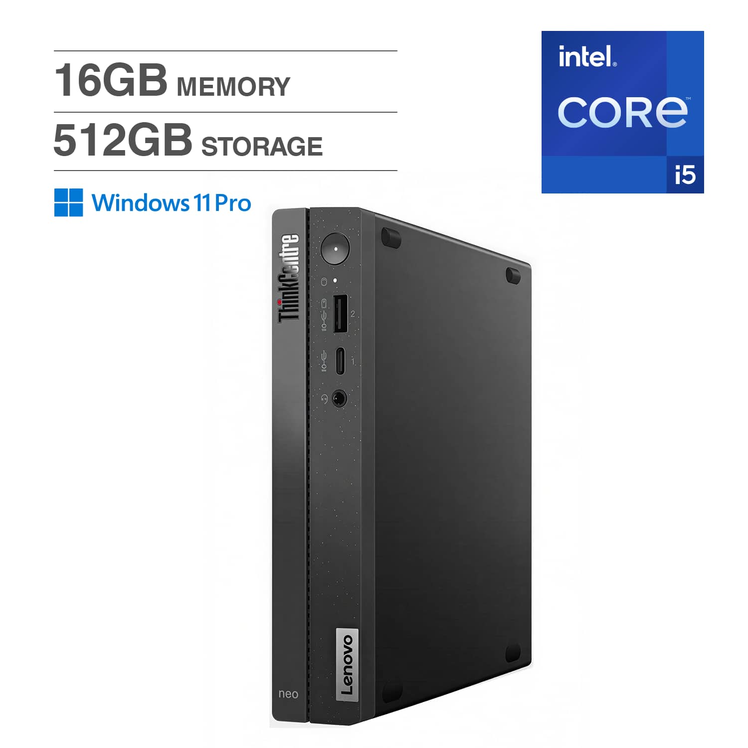 Lenovo ThinkCentre Mini Desktop (i5 13420H, 16GB, 512GB SSD, UHD