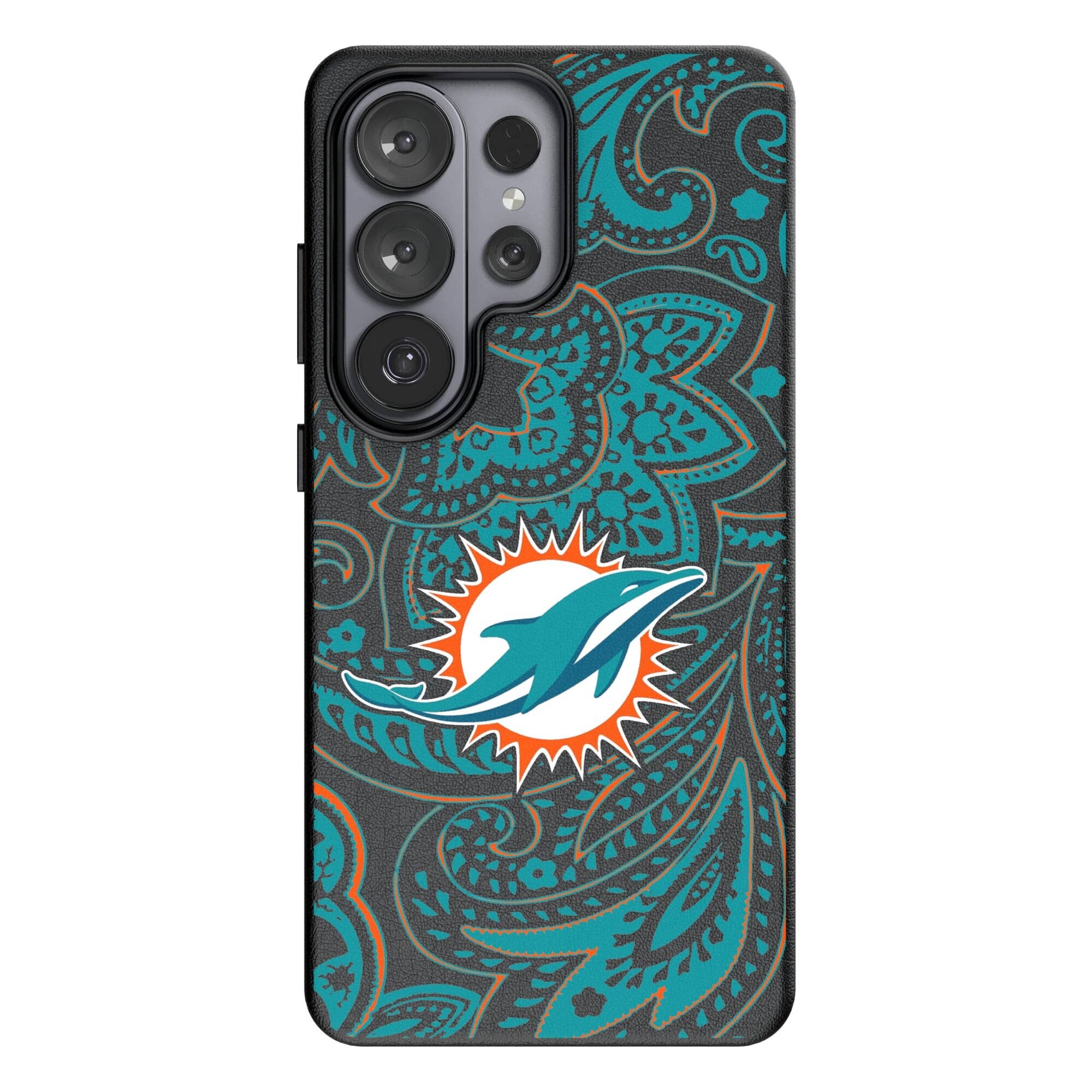 Keyscaper - NFL - Miami Dolphins Paisley Galaxy Magnetic Bump Case - S26 - Black price history on PriceWatchPro