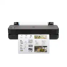 Front. HP - HP DesignJet T230 Large Format 24-inch Plotter Printer w 2-Year Onsite Support.